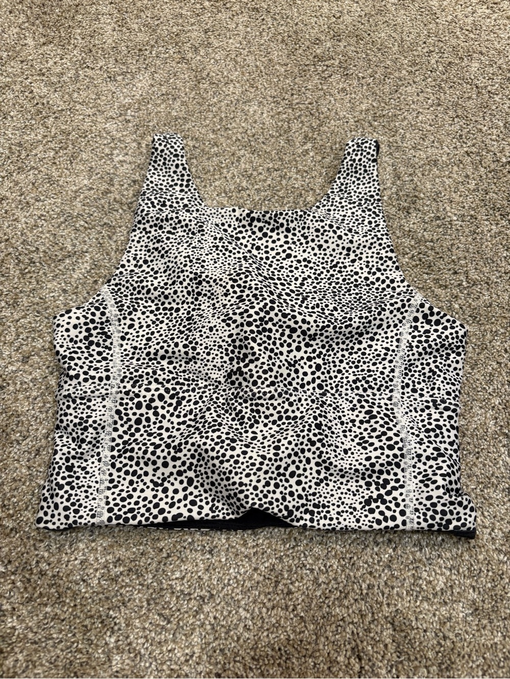 Nimble all the crop tank top black and white size small - Picture 3 of 5